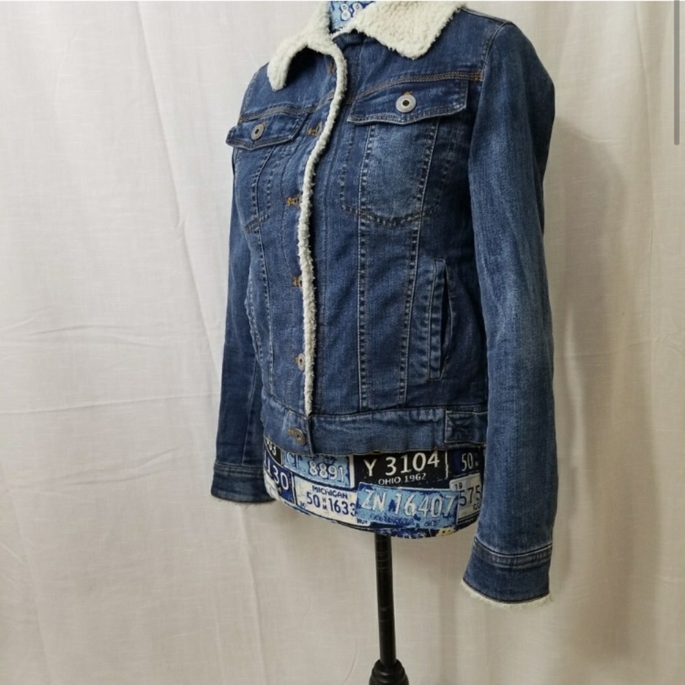 Bcbgeneration Shearling Lined Jean Jacket - image 2